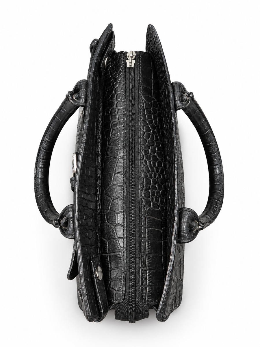 black handbag