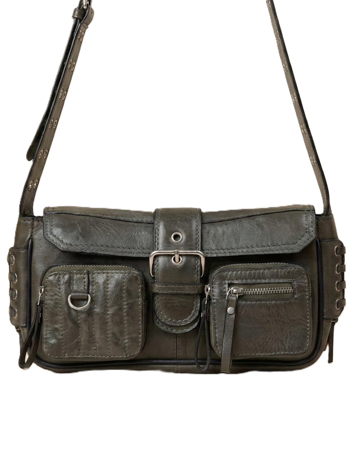 olive green slings 