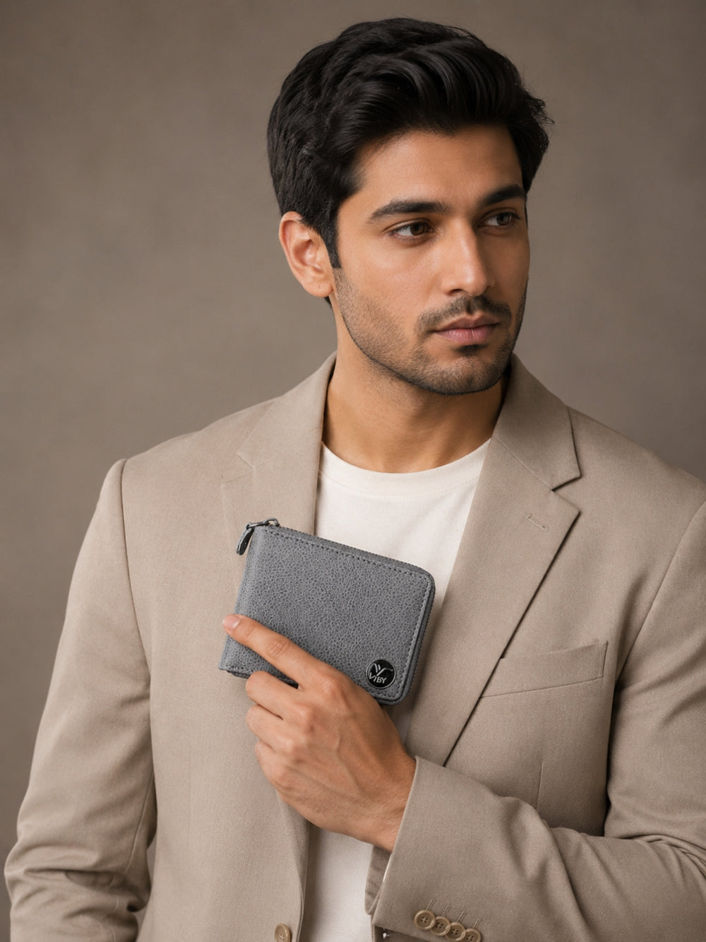 Zipper Wallet  grey
