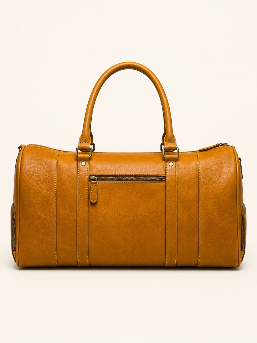 leather duffel bag
