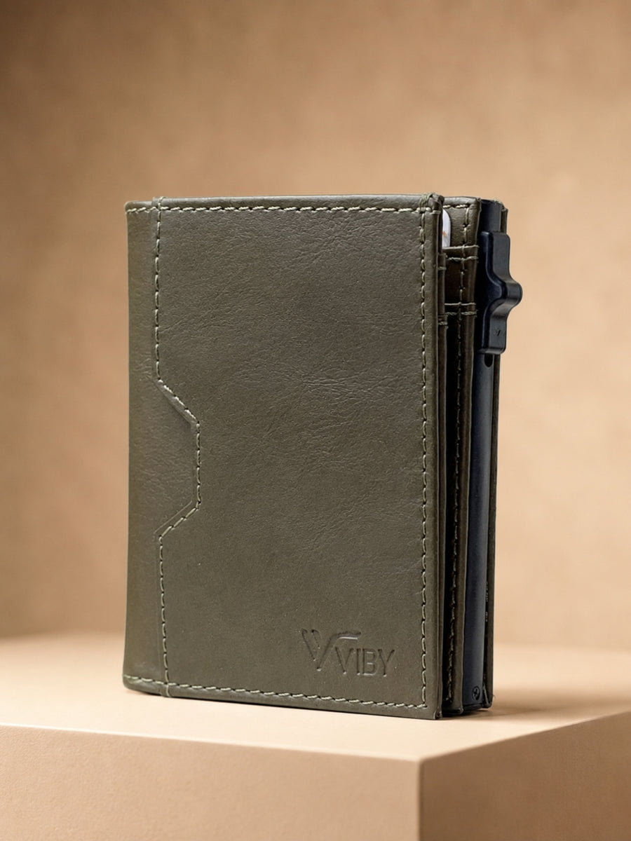 green Pop-Stack Pop-up Wallet