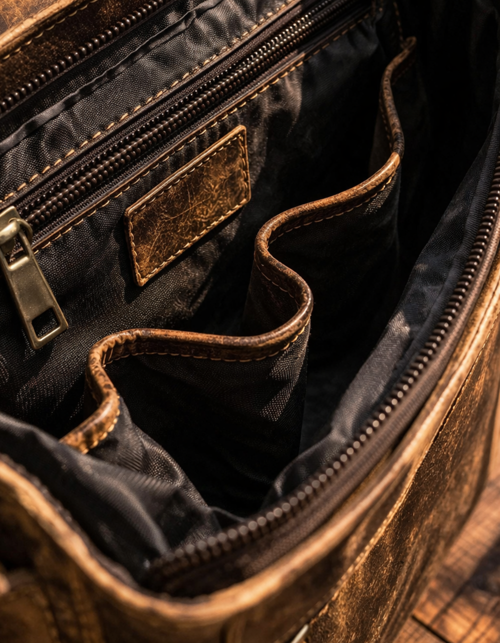 mens sling bags light brown