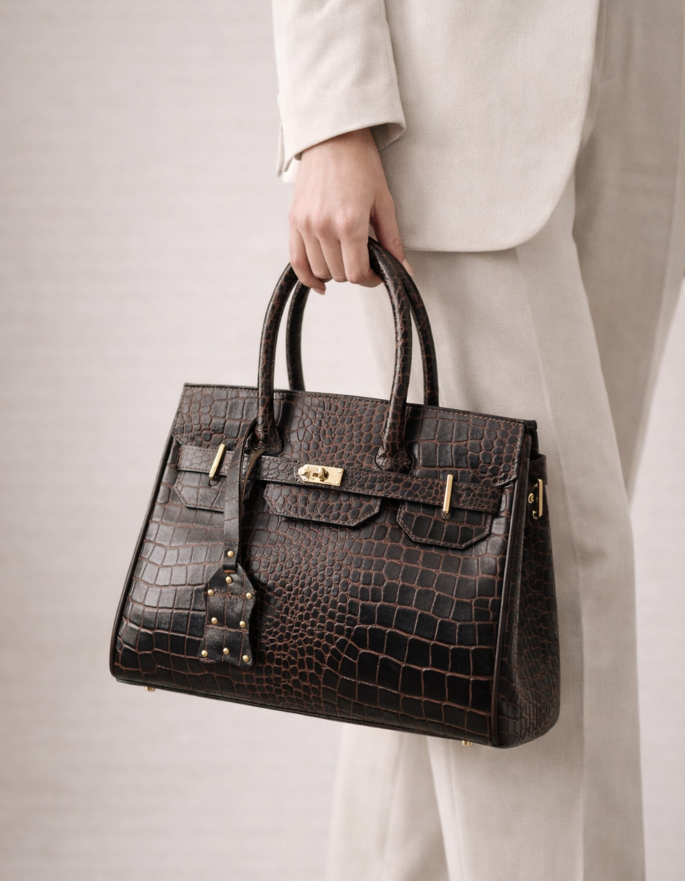 Black with Brownline