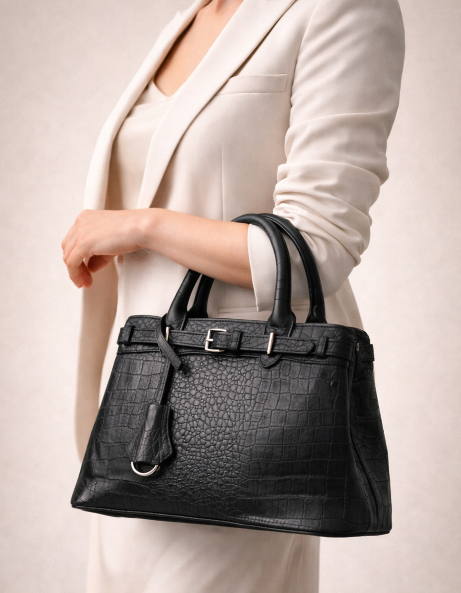 black handbag