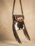 Cowhide Leather Crossbody Bag
