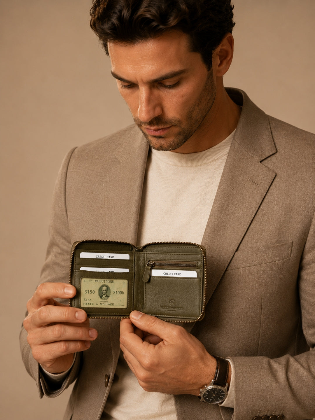 Zipper Wallet  green