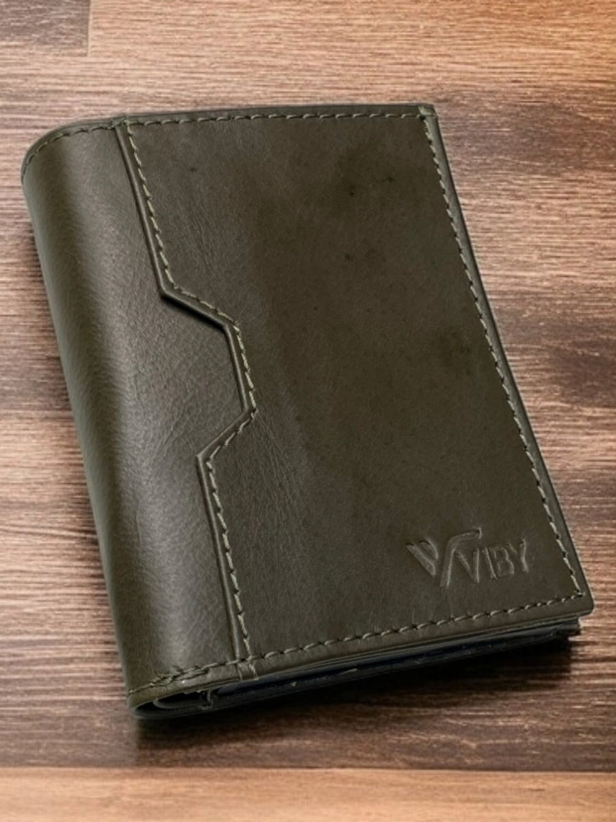 green Pop-Stack Pop-up Wallet