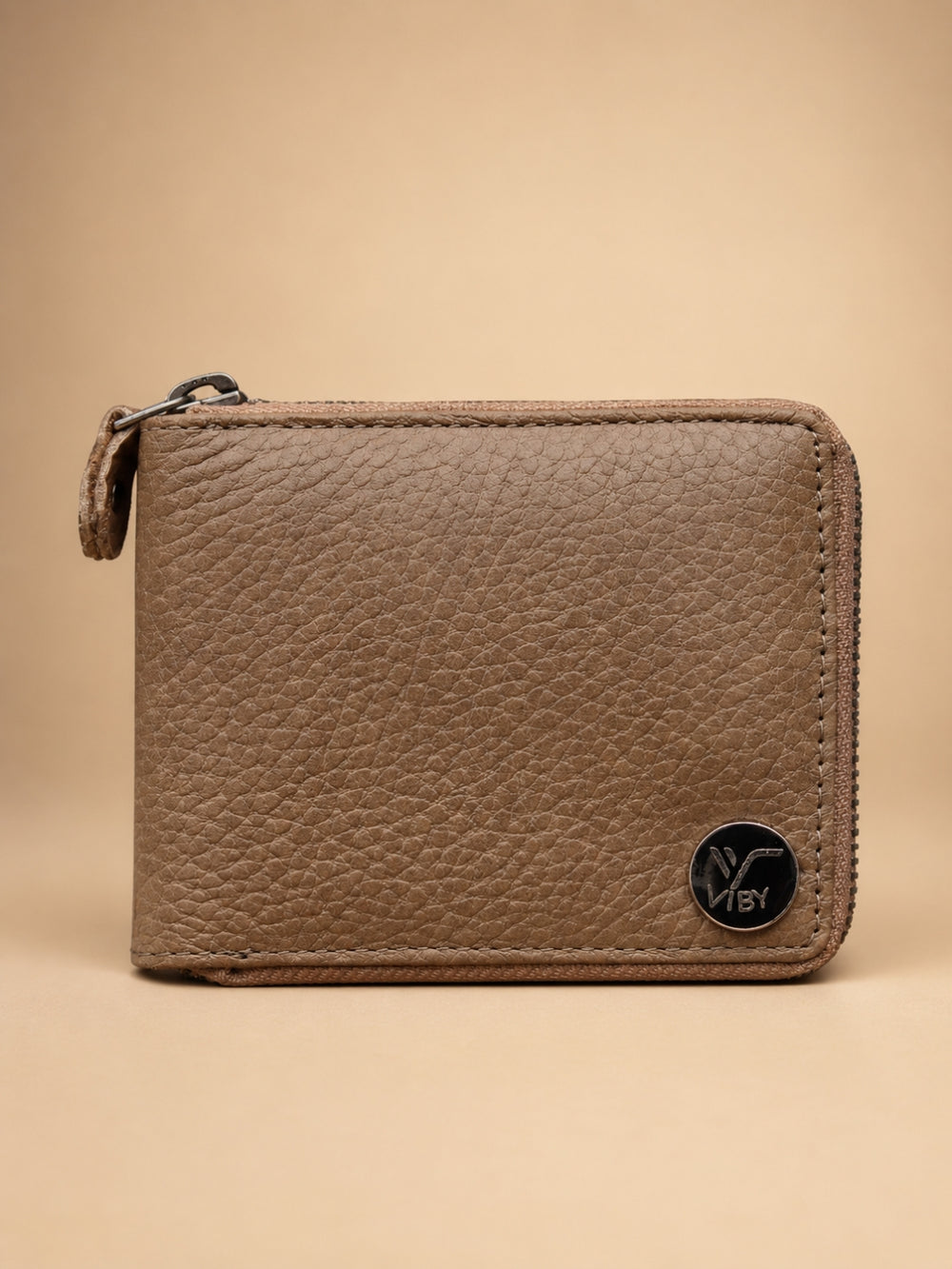 Zipper Wallet  light brown