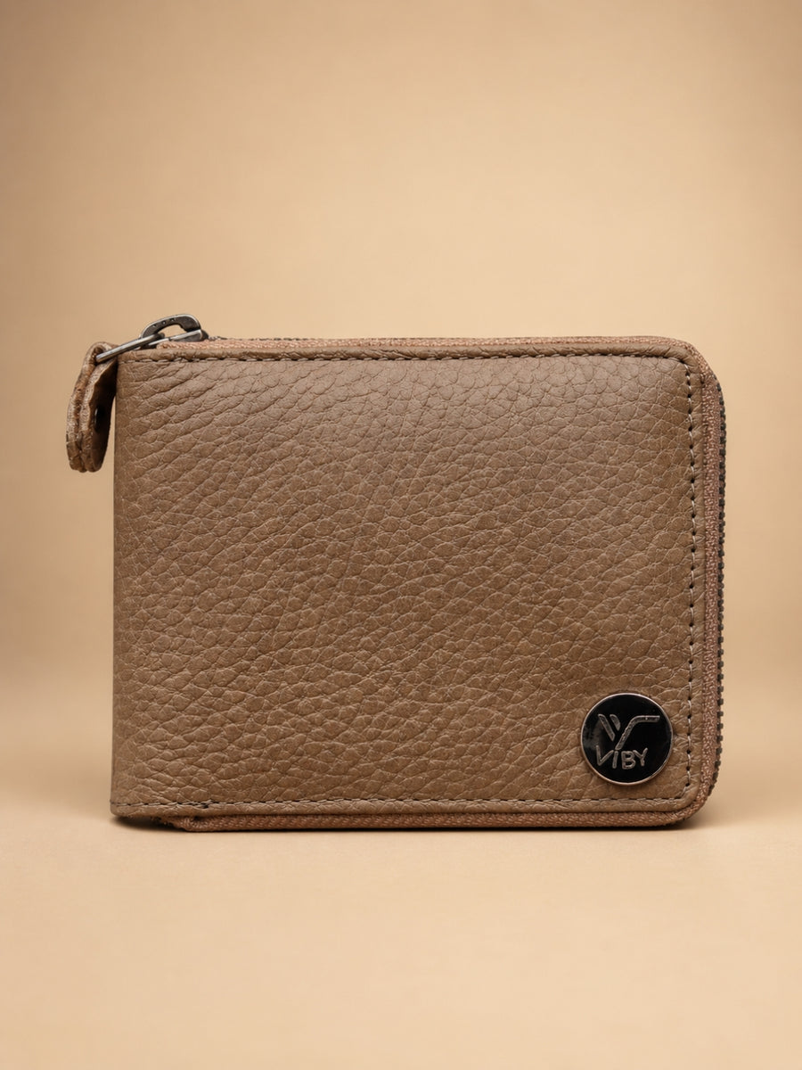 Zipper Wallet  light brown