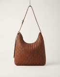 Handwoven Leather Shoulder Bag