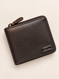 Brown Zipper Wallet for Men