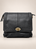 Black Braided Sling Bag