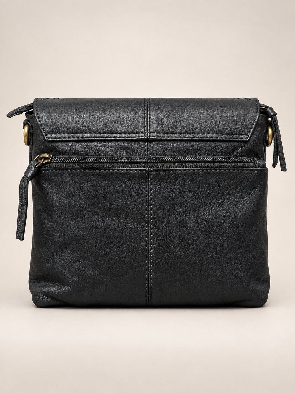 Black Braided Sling Bag