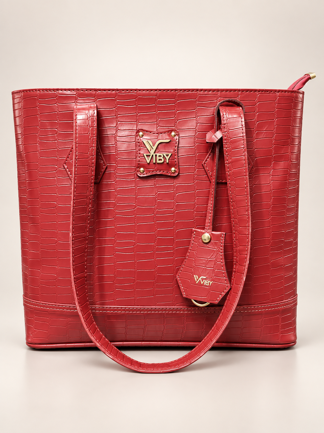 Red Croc Tote 