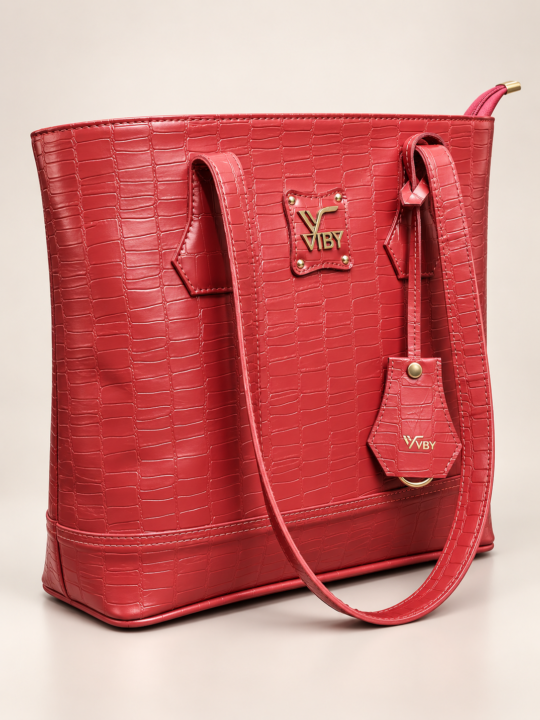 Red Croc Tote 