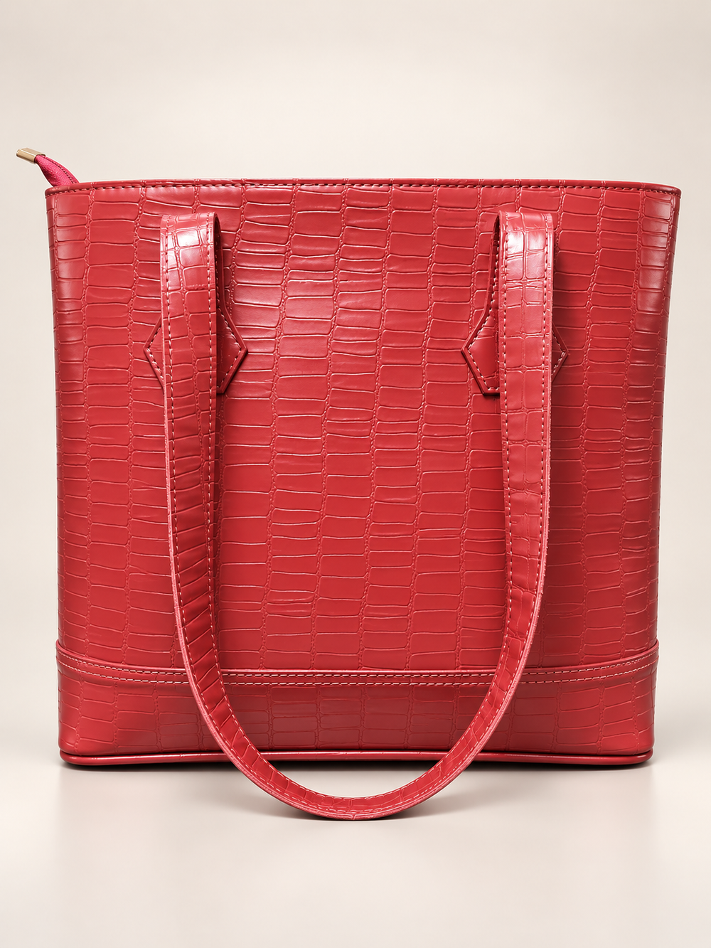 Red Croc Tote 