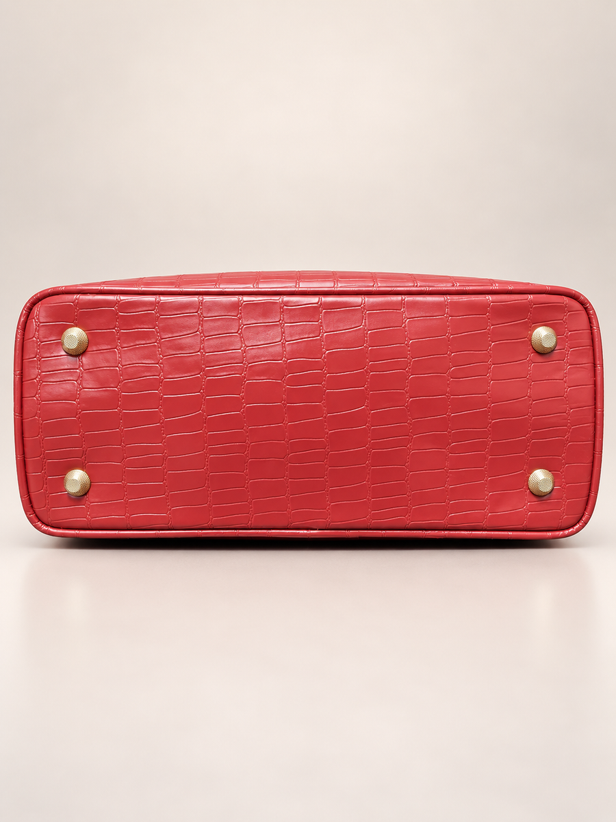 Red Croc Tote 