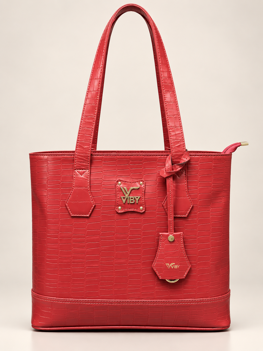 Red Croc Tote 