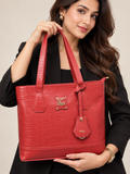 Red Croc Tote 