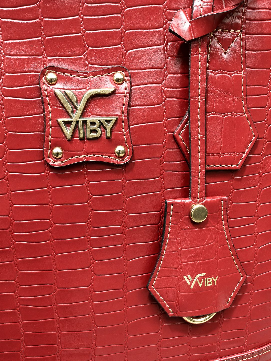 Red Croc Tote 