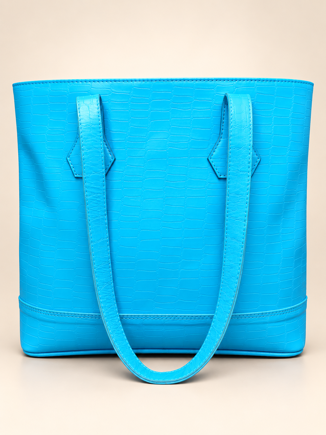 blue Croc Tote 