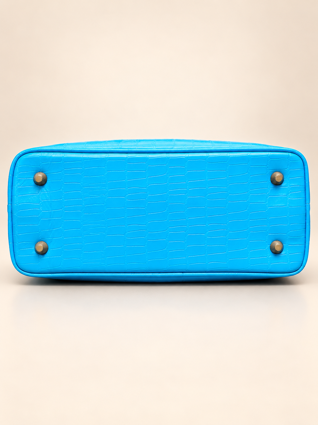 blue Croc Tote 