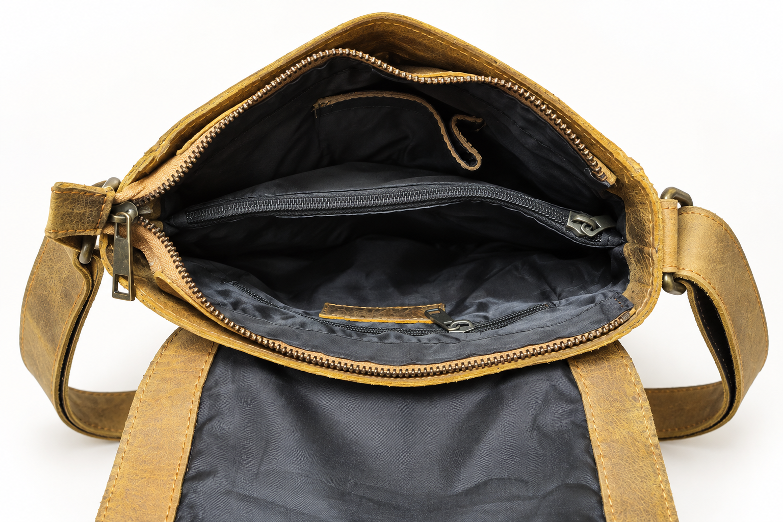  light Brown Vintage Sling Bag