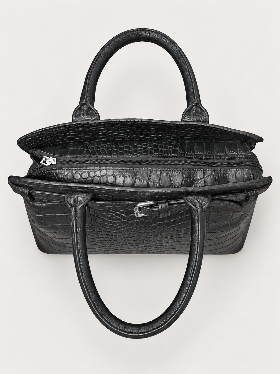 black handbag