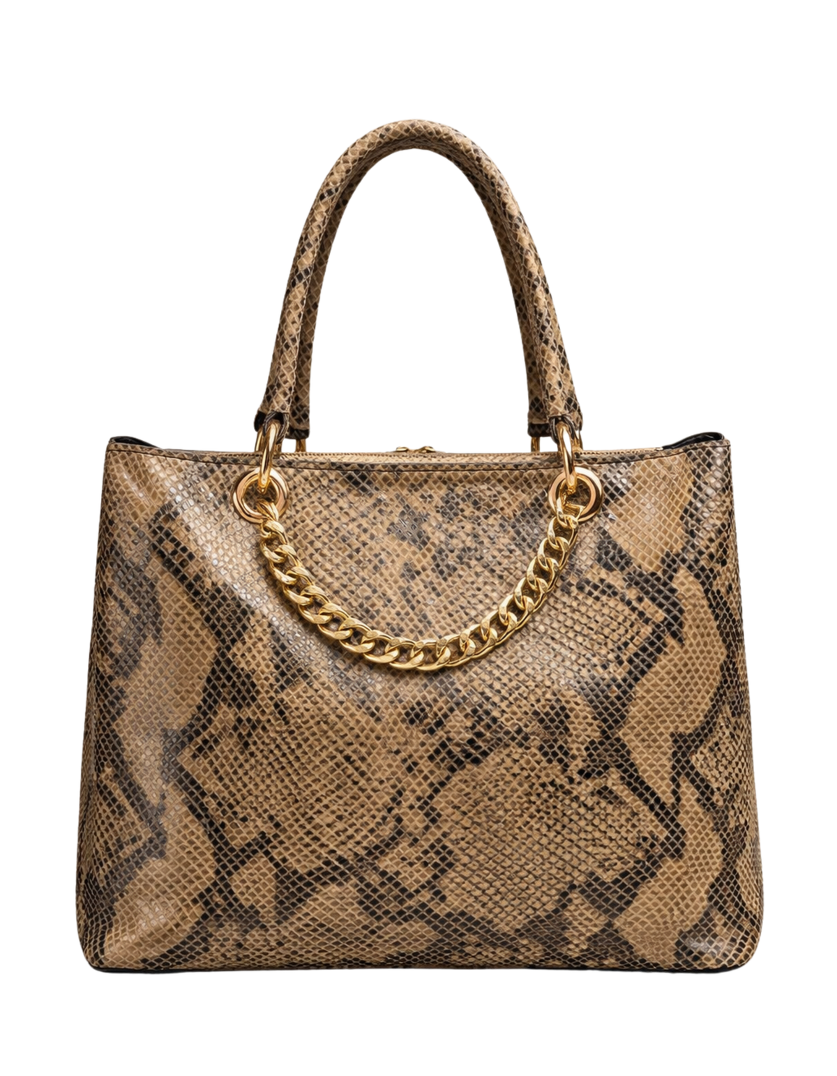 VIBY SEINNA Women PYTHON Leather Handbag