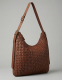 Handwoven Leather Shoulder Bag