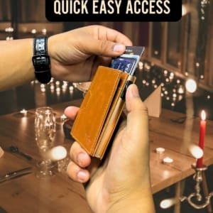 RFID Pop-Up Wallet with Quick Card Access